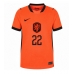 Nizozemska Denzel Dumfries #22 Domaci Dres Ženska SP 2026 Kratak Rukav