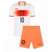Nizozemska Memphis Depay #10 Gostujuci Dres za djecu SP 2026 Kratak Rukav (+ Kratke hlače)