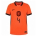 Nizozemska Virgil van Dijk #4 Domaci Dres SP 2026 Kratak Rukav Nizozemska Virgil van Dijk #4 Domaci Dres SP 2026 Kratak Rukav