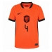 Nizozemska Virgil van Dijk #4 Domaci Dres Ženska SP 2026 Kratak Rukav Nizozemska Virgil van Dijk #4 Domaci Dres Ženska SP 2026 Kratak Rukav