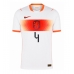 Nizozemska Virgil van Dijk #4 Gostujuci Dres SP 2026 Kratak Rukav Nizozemska Virgil van Dijk #4 Gostujuci Dres SP 2026 Kratak Rukav