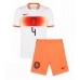 Nizozemska Virgil van Dijk #4 Gostujuci Dres za djecu SP 2026 Kratak Rukav (+ Kratke hlače)
