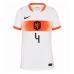 Nizozemska Virgil van Dijk #4 Gostujuci Dres Ženska SP 2026 Kratak Rukav Nizozemska Virgil van Dijk #4 Gostujuci Dres Ženska SP 2026 Kratak Rukav