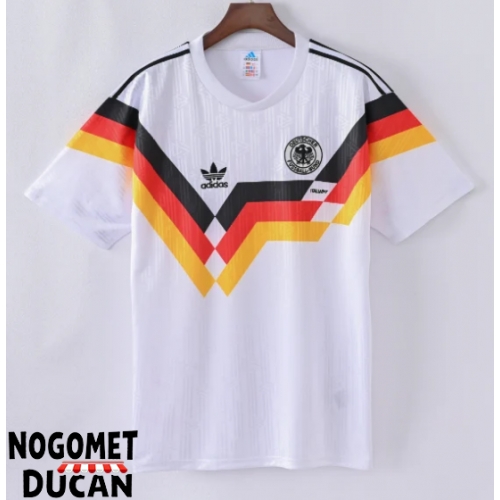 Njemačka 1990 Retro Domaci Dres Kratak Rukav Njemačka 1990 Retro Domaci Dres Kratak Rukav