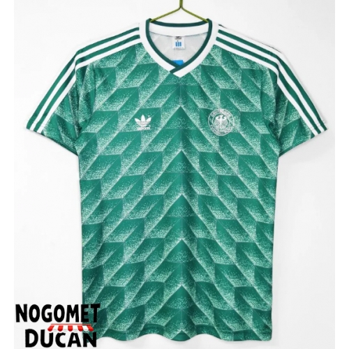 Njemačka 1990 Retro Gostujuci Dres Kratak Rukav Njemačka 1990 Retro Gostujuci Dres Kratak Rukav