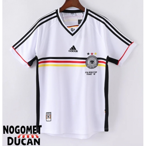 Njemačka 1998 Retro Domaci Dres Kratak Rukav Njemačka 1998 Retro Domaci Dres Kratak Rukav