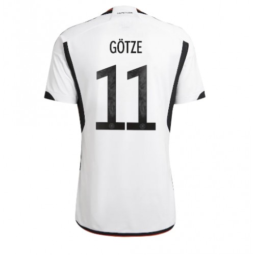 Njemačka Mario Gotze #11 Domaci Dres SP 2022 Kratak Rukav