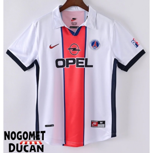 Paris Saint-Germain 1998-1999 Retro Gostujuci Dres Kratak Rukav Paris Saint-Germain 1998-1999 Retro Gostujuci Dres Kratak Rukav