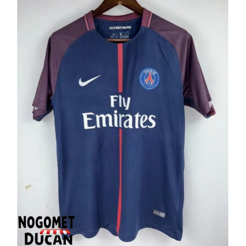Paris Saint-Germain 2017-2018 Retro Domaci Dres Kratak Rukav Paris Saint-Germain 2017-2018 Retro Domaci Dres Kratak Rukav
