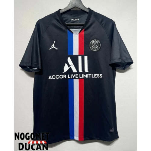 Paris Saint-Germain 2019-2020 Retro Fourth Dres Kratak Rukav Paris Saint-Germain 2019-2020 Retro Fourth Dres Kratak Rukav