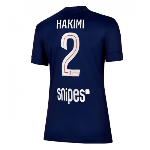 Paris Saint-Germain Achraf Hakimi #2 Domaci Dres Ženska 2025-26 Kratak Rukav Paris Saint-Germain Achraf Hakimi #2 Domaci Dres Ženska 2025-26 Kratak Rukav