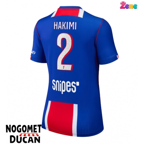 Paris Saint-Germain Achraf Hakimi #2 Domaci Dres Ženska 2026-27 Kratak Rukav Paris Saint-Germain Achraf Hakimi #2 Domaci Dres Ženska 2026-27 Kratak Rukav