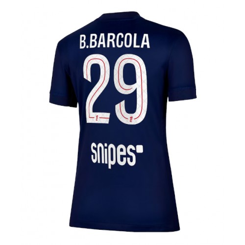 Paris Saint-Germain Bradley Barcola #29 Domaci Dres Ženska 2025-26 Kratak Rukav Paris Saint-Germain Bradley Barcola #29 Domaci Dres Ženska 2025-26 Kratak Rukav