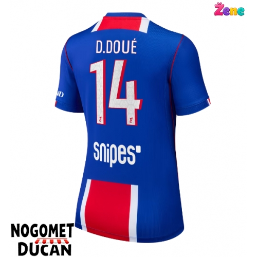 Paris Saint-Germain Desire Doue #14 Domaci Dres Ženska 2026-27 Kratak Rukav Paris Saint-Germain Desire Doue #14 Domaci Dres Ženska 2026-27 Kratak Rukav