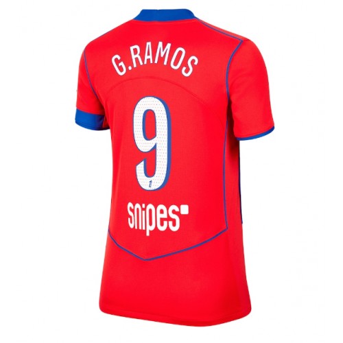 Paris Saint-Germain Goncalo Ramos #9 Rezervni Dres Ženska 2025-26 Kratak Rukav Paris Saint-Germain Goncalo Ramos #9 Rezervni Dres Ženska 2025-26 Kratak Rukav