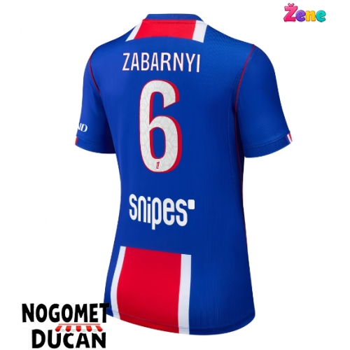 Paris Saint-Germain Ilya Zabarnyi #6 Domaci Dres Ženska 2026-27 Kratak Rukav Paris Saint-Germain Ilya Zabarnyi #6 Domaci Dres Ženska 2026-27 Kratak Rukav
