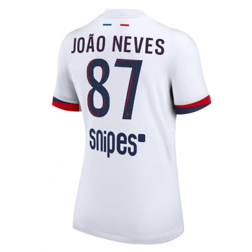 Paris Saint-Germain Joao Neves #87 Gostujuci Dres Ženska 2025-26 Kratak Rukav Paris Saint-Germain Joao Neves #87 Gostujuci Dres Ženska 2025-26 Kratak Rukav
