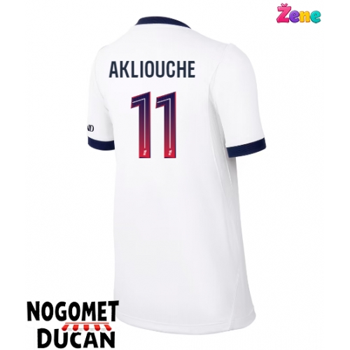 Paris Saint-Germain Maghnes Akliouche #11 Gostujuci Dres Ženska 2026-27 Kratak Rukav Paris Saint-Germain Maghnes Akliouche #11 Gostujuci Dres Ženska 2026-27 Kratak Rukav