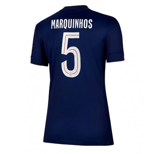 Paris Saint-Germain Marquinhos #5 Domaci Dres Ženska 2025-26 Kratak Rukav Paris Saint-Germain Marquinhos #5 Domaci Dres Ženska 2025-26 Kratak Rukav