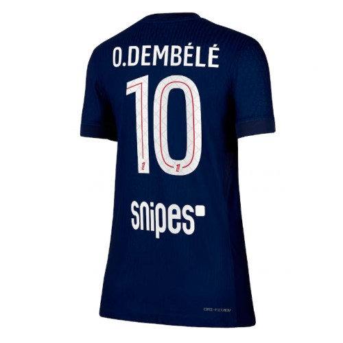 Paris Saint-Germain Ousmane Dembele #10 Domaci Dres Ženska 2025-26 Kratak Rukav Paris Saint-Germain Ousmane Dembele #10 Domaci Dres Ženska 2025-26 Kratak Rukav