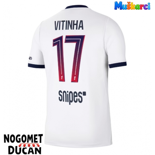 Paris Saint-Germain Vitinha #17 Gostujuci Dres 2026-27 Kratak Rukav Paris Saint-Germain Vitinha #17 Gostujuci Dres 2026-27 Kratak Rukav