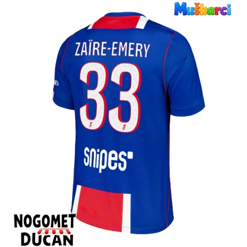 Paris Saint-Germain Warren Zaire-Emery #33 Domaci Dres 2026-27 Kratak Rukav Paris Saint-Germain Warren Zaire-Emery #33 Domaci Dres 2026-27 Kratak Rukav