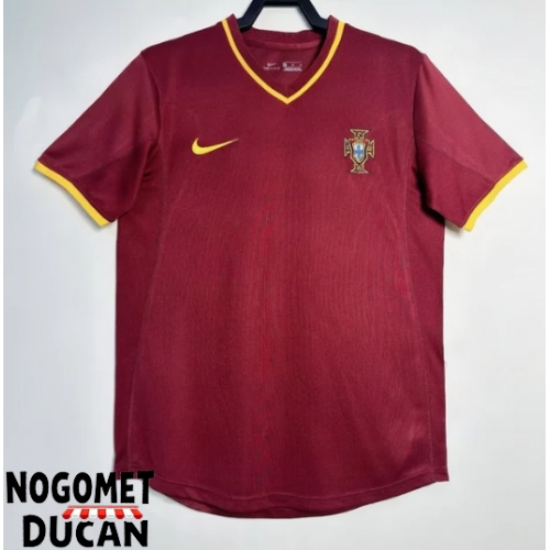 Portugal 2000 Retro Domaci Dres Kratak Rukav Portugal 2000 Retro Domaci Dres Kratak Rukav