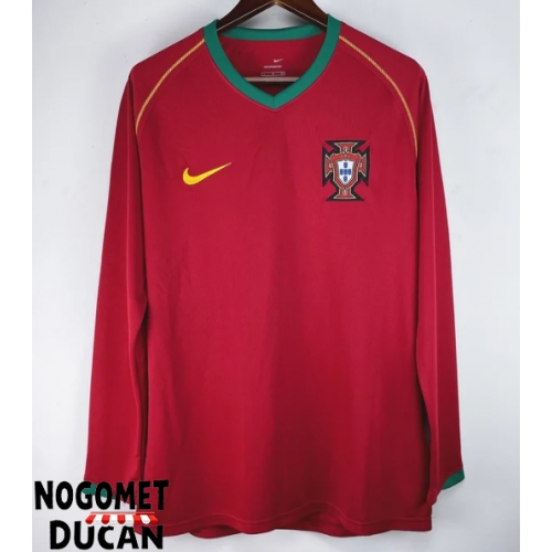 Portugal 2006 Retro Domaci Dres Dugi Rukav Portugal 2006 Retro Domaci Dres Dugi Rukav