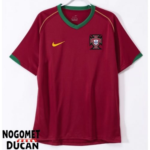Portugal 2006 Retro Domaci Dres Kratak Rukav Portugal 2006 Retro Domaci Dres Kratak Rukav