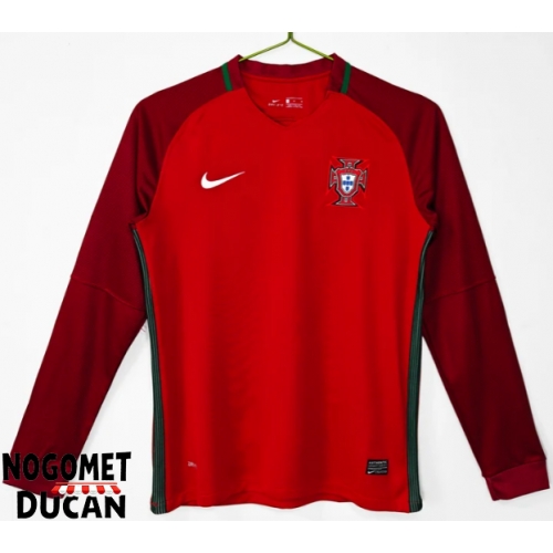 Portugal 2016 Retro Domaci Dres Dugi Rukav Portugal 2016 Retro Domaci Dres Dugi Rukav