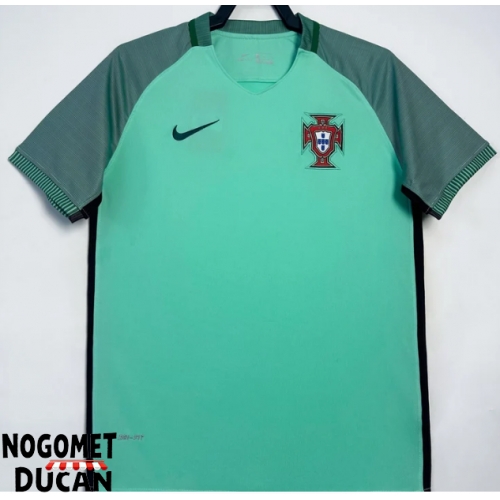 Portugal 2016 Retro Gostujuci Dres Kratak Rukav Portugal 2016 Retro Gostujuci Dres Kratak Rukav