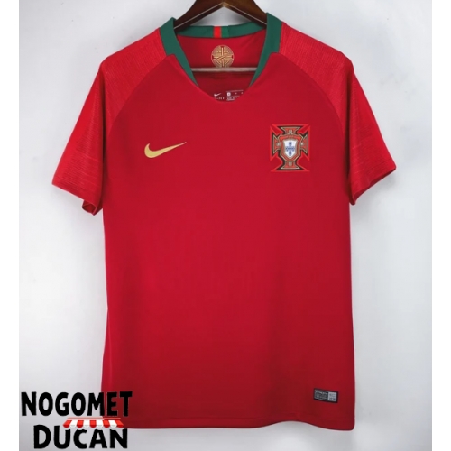 Portugal 2018 Retro Domaci Dres Kratak Rukav Portugal 2018 Retro Domaci Dres Kratak Rukav
