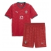 Portugal Vitinha #23 Domaci Dres za djecu SP 2026 Kratak Rukav (+ Kratke hlače)