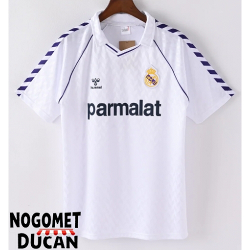 Real Madrid 1986-1987 Retro Domaci Dres Kratak Rukav Real Madrid 1986-1987 Retro Domaci Dres Kratak Rukav