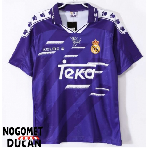 Real Madrid 1994-1996 Retro Gostujuci Dres Kratak Rukav Real Madrid 1994-1996 Retro Gostujuci Dres Kratak Rukav