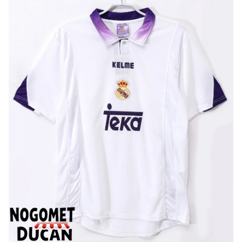 Real Madrid 1997-1998 Retro Domaci Dres Kratak Rukav Real Madrid 1997-1998 Retro Domaci Dres Kratak Rukav