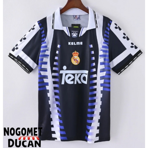 Real Madrid 1997-1998 Retro Rezervni Dres Kratak Rukav Real Madrid 1997-1998 Retro Rezervni Dres Kratak Rukav