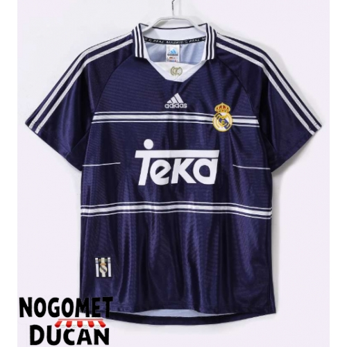 Real Madrid 1998-1999 Retro Gostujuci Dres Kratak Rukav Real Madrid 1998-1999 Retro Gostujuci Dres Kratak Rukav