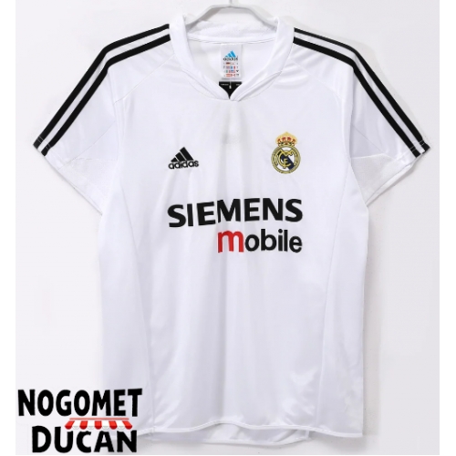 Real Madrid 2004-2005 Retro Domaci Dres Kratak Rukav Real Madrid 2004-2005 Retro Domaci Dres Kratak Rukav