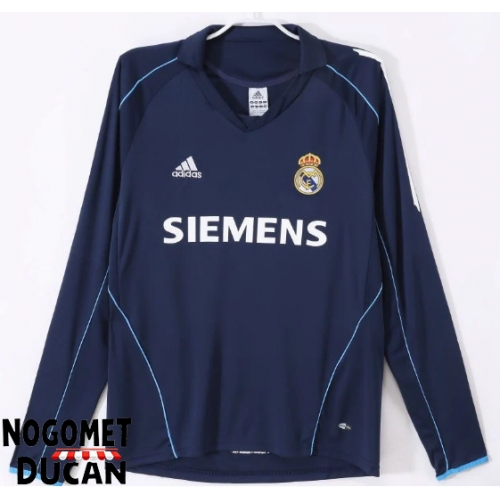 Real Madrid 2005-2006 Retro Gostujuci Dres Dugi Rukav Real Madrid 2005-2006 Retro Gostujuci Dres Dugi Rukav