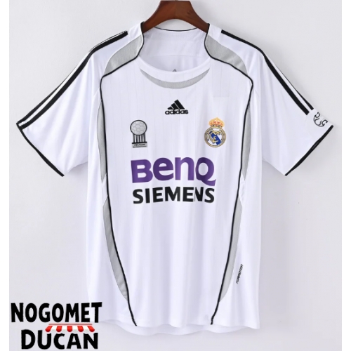 Real Madrid 2006-2007 Retro Domaci Dres Kratak Rukav Real Madrid 2006-2007 Retro Domaci Dres Kratak Rukav