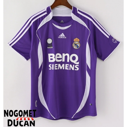 Real Madrid 2006-2007 Retro Rezervni Dres Kratak Rukav Real Madrid 2006-2007 Retro Rezervni Dres Kratak Rukav