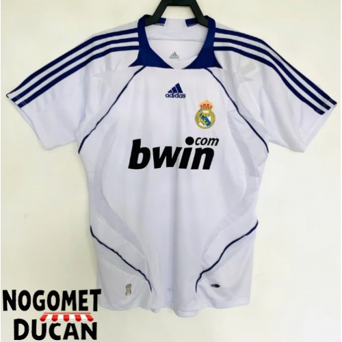 Real Madrid 2007-2008 Retro Domaci Dres Kratak Rukav Real Madrid 2007-2008 Retro Domaci Dres Kratak Rukav