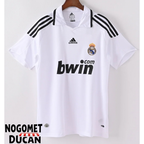 Real Madrid 2008-2009 Retro Domaci Dres Kratak Rukav Real Madrid 2008-2009 Retro Domaci Dres Kratak Rukav