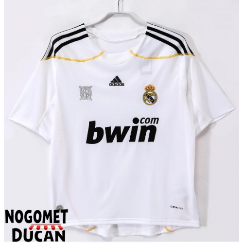 Real Madrid 2009-2010 Retro Domaci Dres Kratak Rukav Real Madrid 2009-2010 Retro Domaci Dres Kratak Rukav