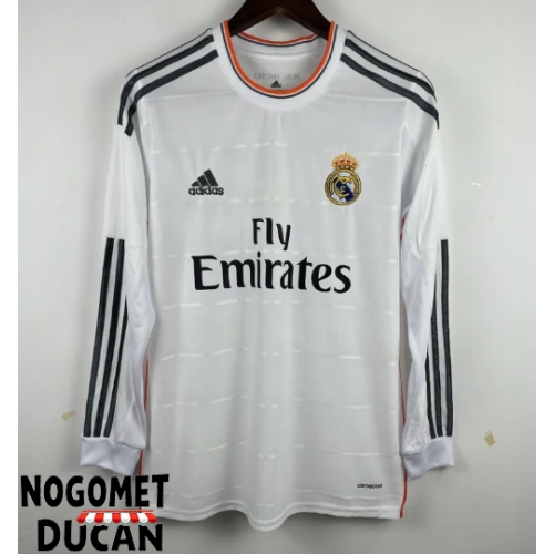 Real Madrid 2013-2014 Retro Domaci Dres Dugi Rukav Real Madrid 2013-2014 Retro Domaci Dres Dugi Rukav