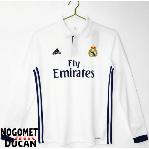Real Madrid 2016-2017 Retro Domaci Dres Dugi Rukav Real Madrid 2016-2017 Retro Domaci Dres Dugi Rukav
