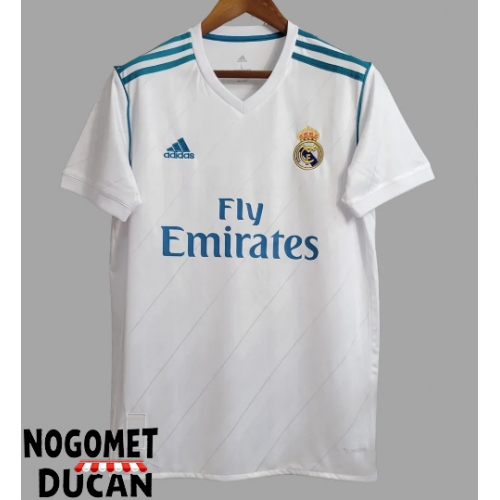 Real Madrid 2017-2018 Retro Domaci Dres Kratak Rukav Real Madrid 2017-2018 Retro Domaci Dres Kratak Rukav