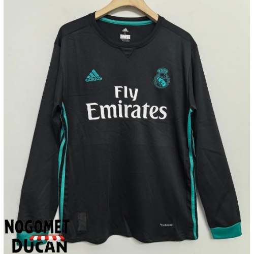 Real Madrid 2017-2018 Retro Gostujuci Dres Dugi Rukav Real Madrid 2017-2018 Retro Gostujuci Dres Dugi Rukav