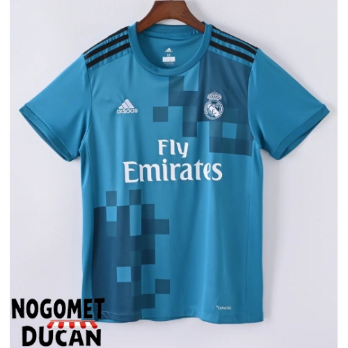 Real Madrid 2017-2018 Retro Rezervni Dres Kratak Rukav Real Madrid 2017-2018 Retro Rezervni Dres Kratak Rukav